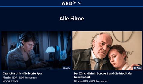 ard mediathek spielfilme kostenlos streamen